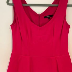 Pink A-Line Beautiful Bodice Sleeveless Dress